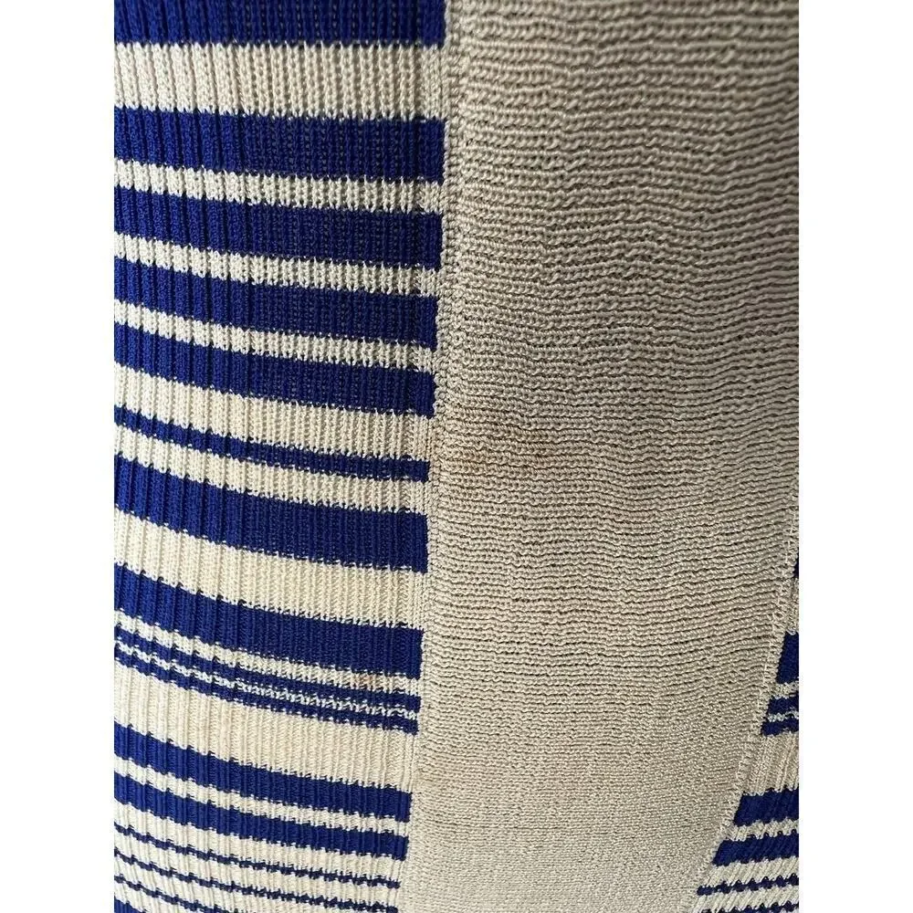 REMAIN Birger Christensen Joy Stripe Sweater In Total Eclipse Comb Size 0 XS